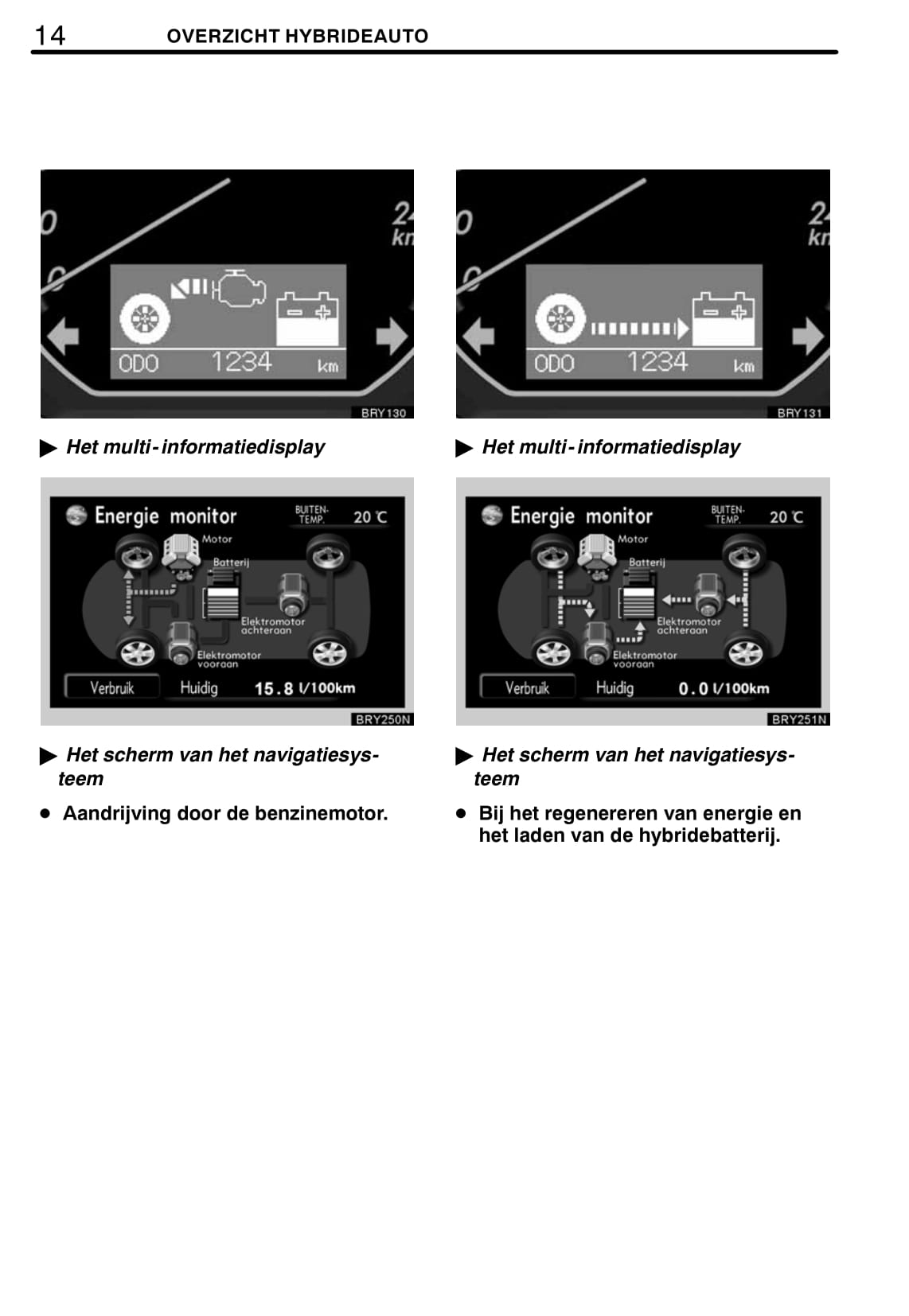 2008-2009 Lexus RX 400h Owner's Manual | Dutch