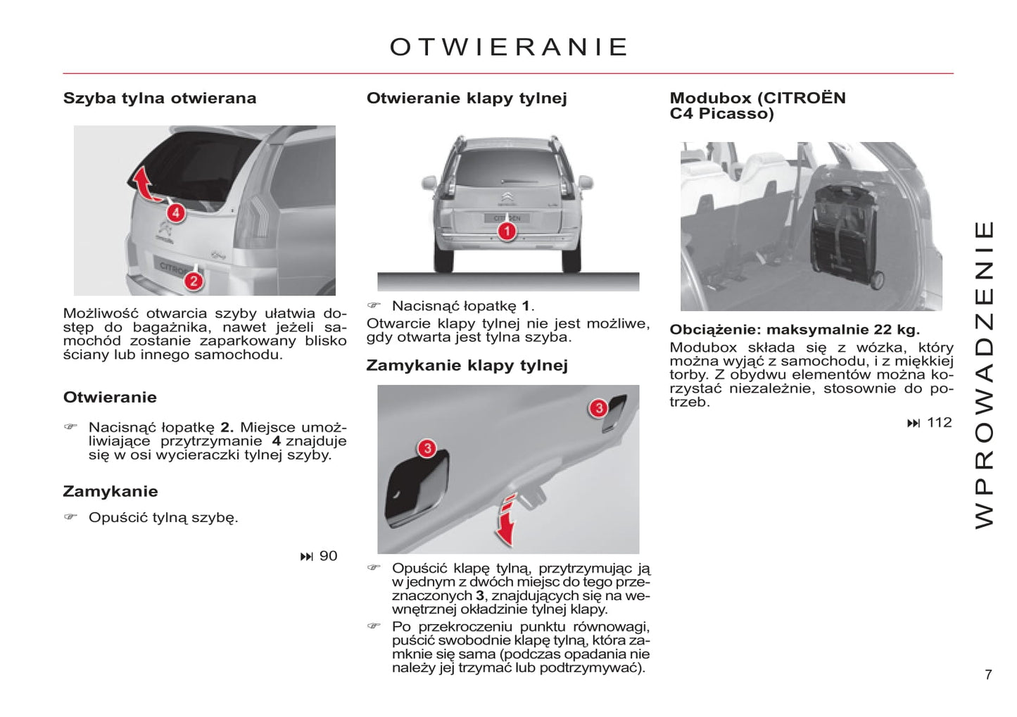 2006-2013 Citroën C4 Picasso/Grand C4 Picasso Manuel du propriétaire | Polonais