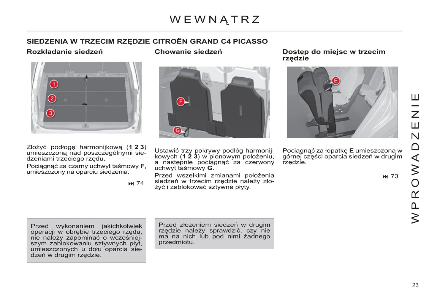2006-2013 Citroën C4 Picasso/Grand C4 Picasso Manuel du propriétaire | Polonais
