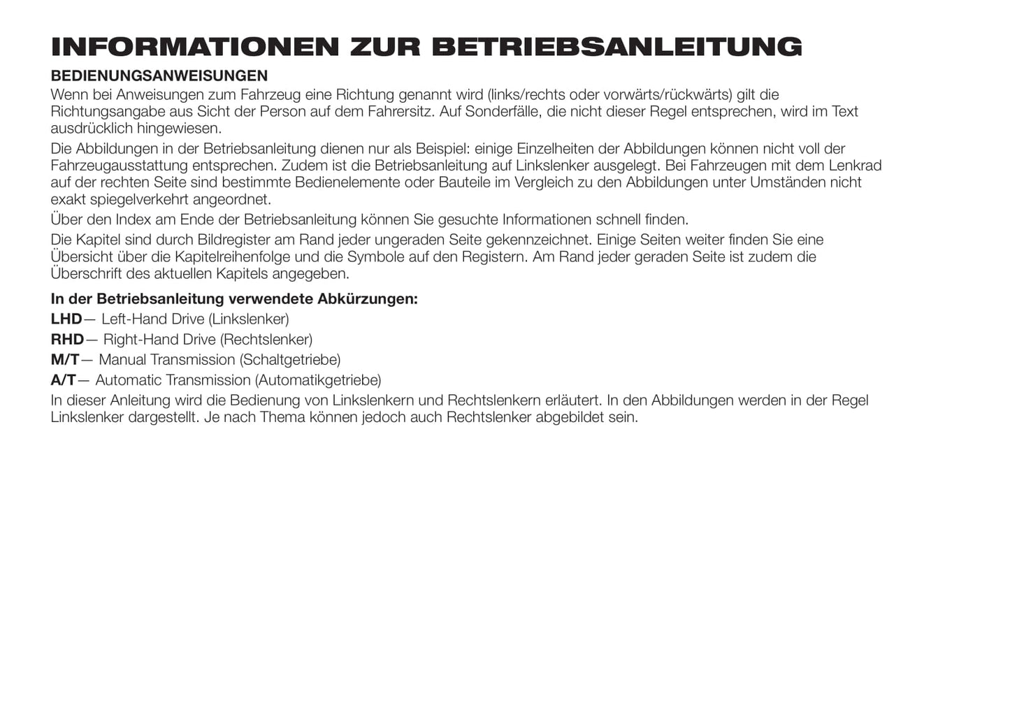 2016-2017 Fiat Fullback Owner's Manual | German