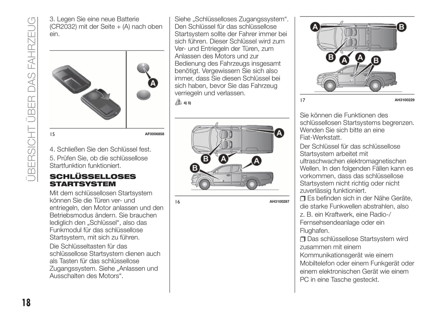 2016-2017 Fiat Fullback Owner's Manual | German