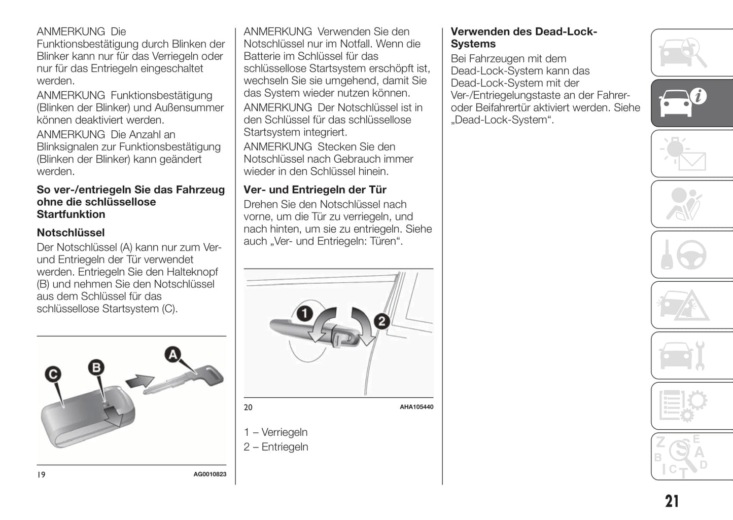 2016-2017 Fiat Fullback Owner's Manual | German