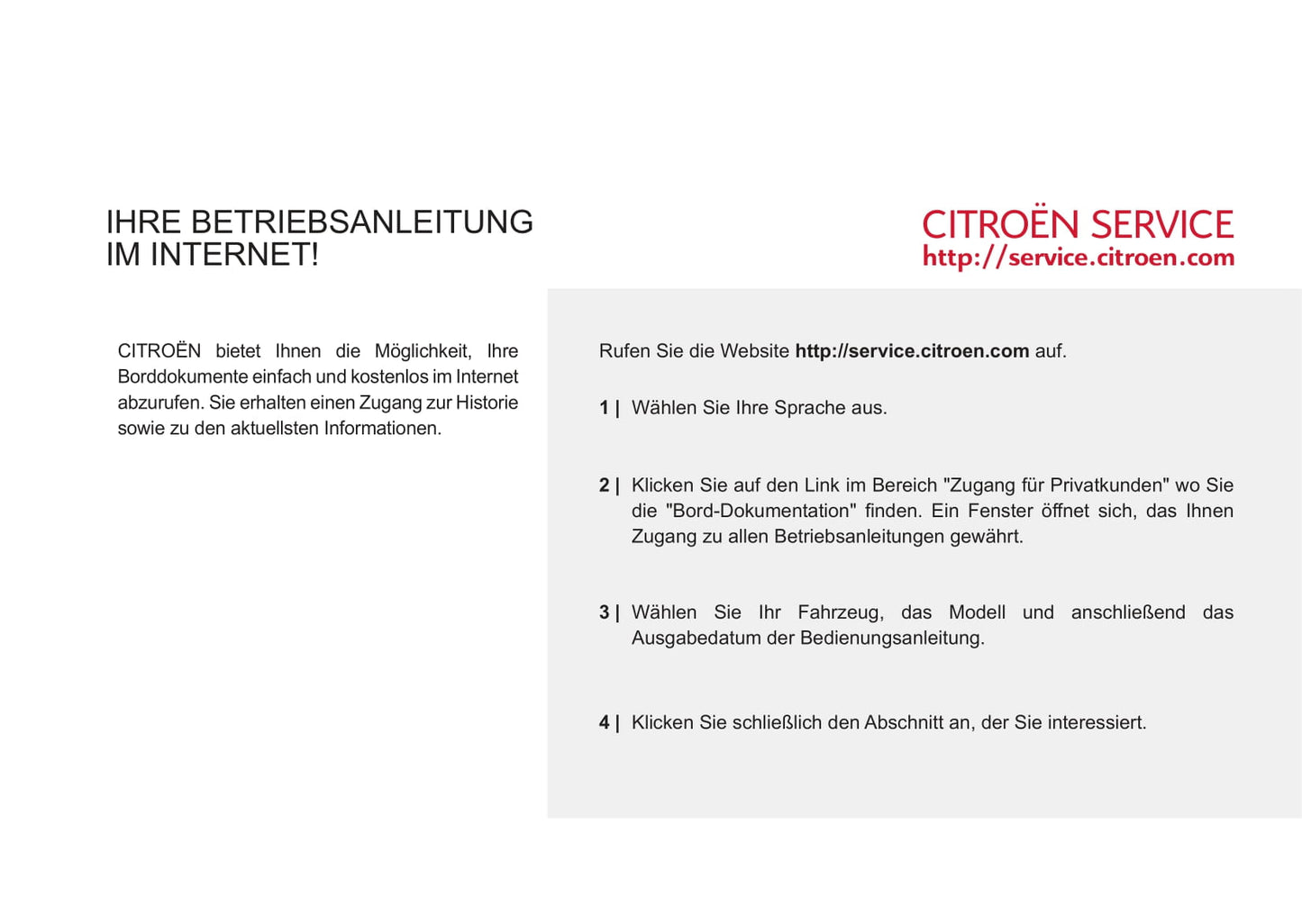 2006-2013 Citroën C4 Picasso/Grand C4 Picasso Manuel du propriétaire | Allemand