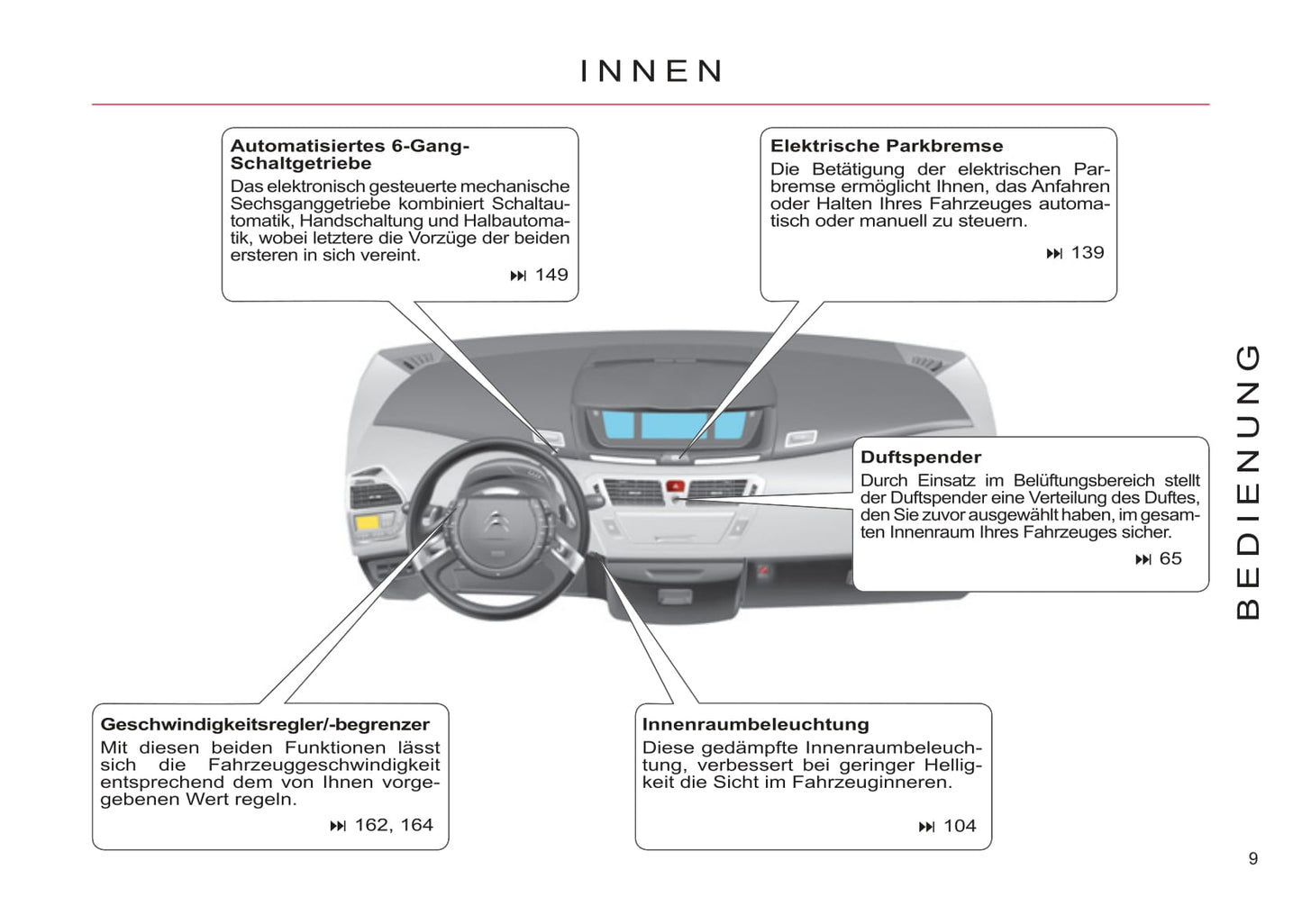 2006-2013 Citroën C4 Picasso/Grand C4 Picasso Manuel du propriétaire | Allemand