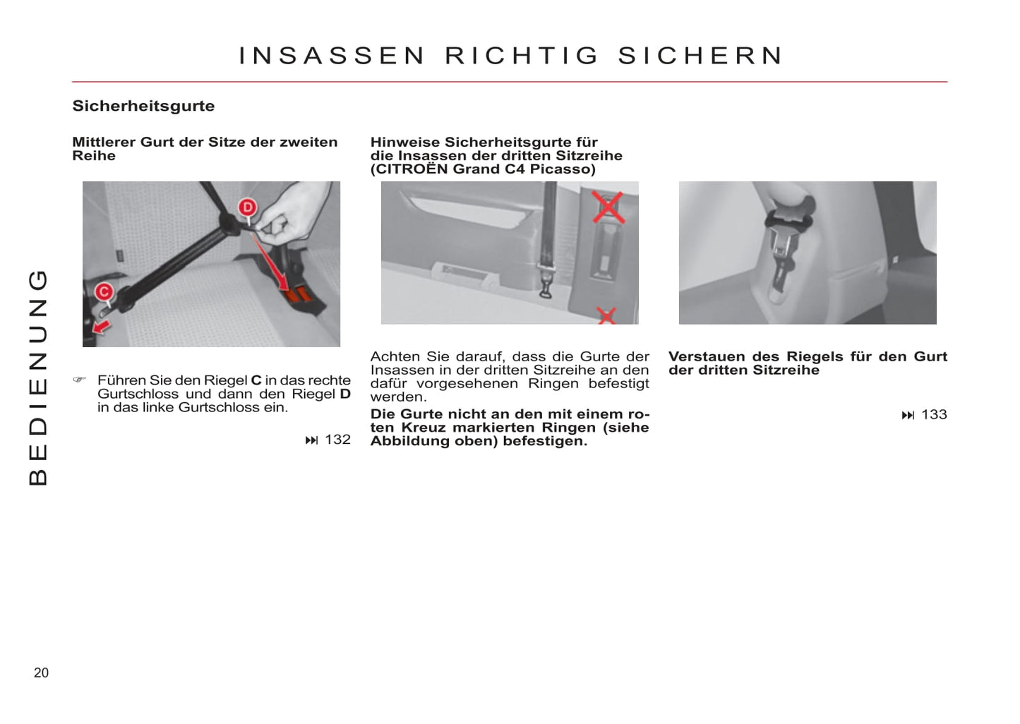 2006-2013 Citroën C4 Picasso/Grand C4 Picasso Manuel du propriétaire | Allemand