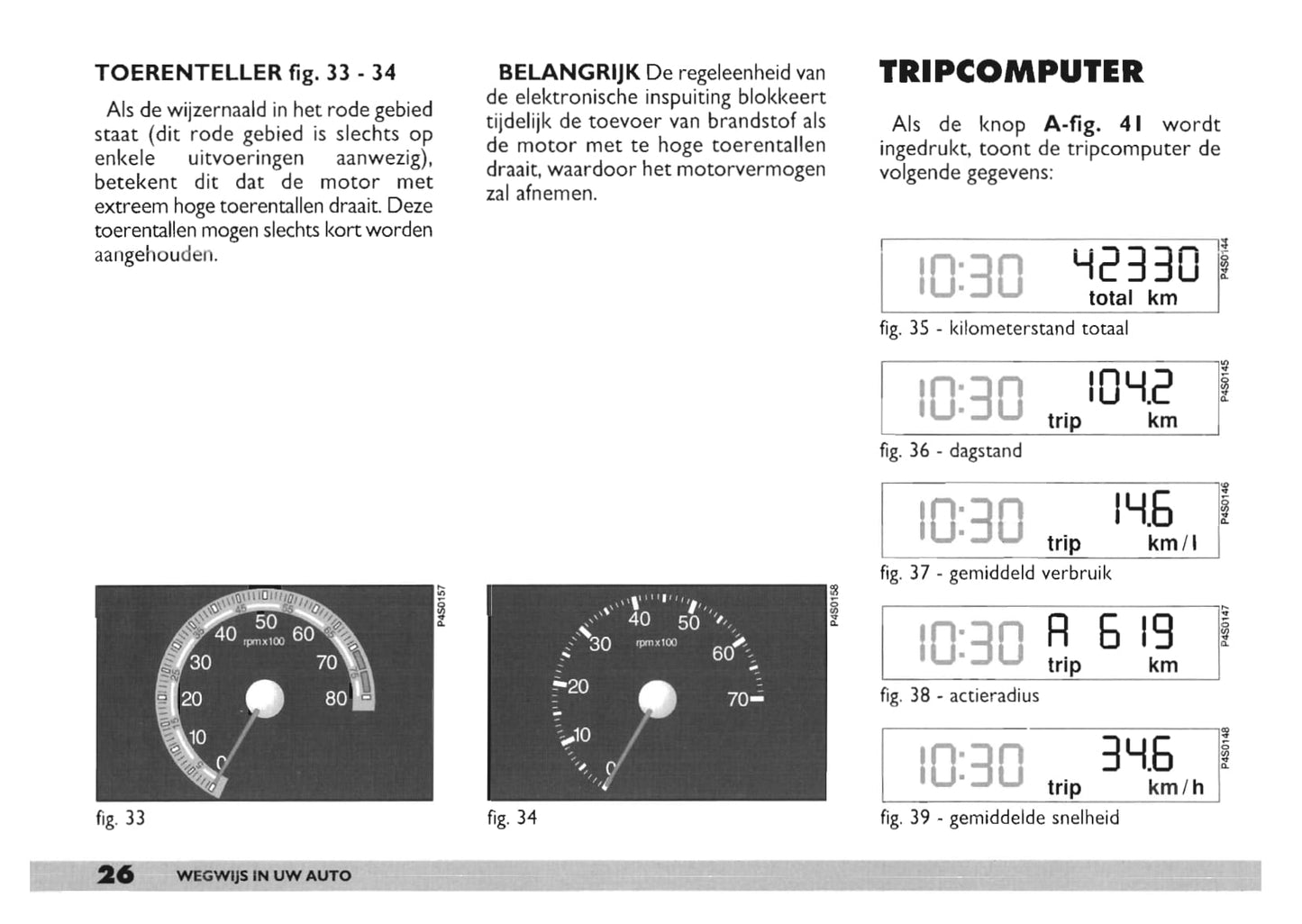 2000-2001 Fiat Punto Owner's Manual | Dutch