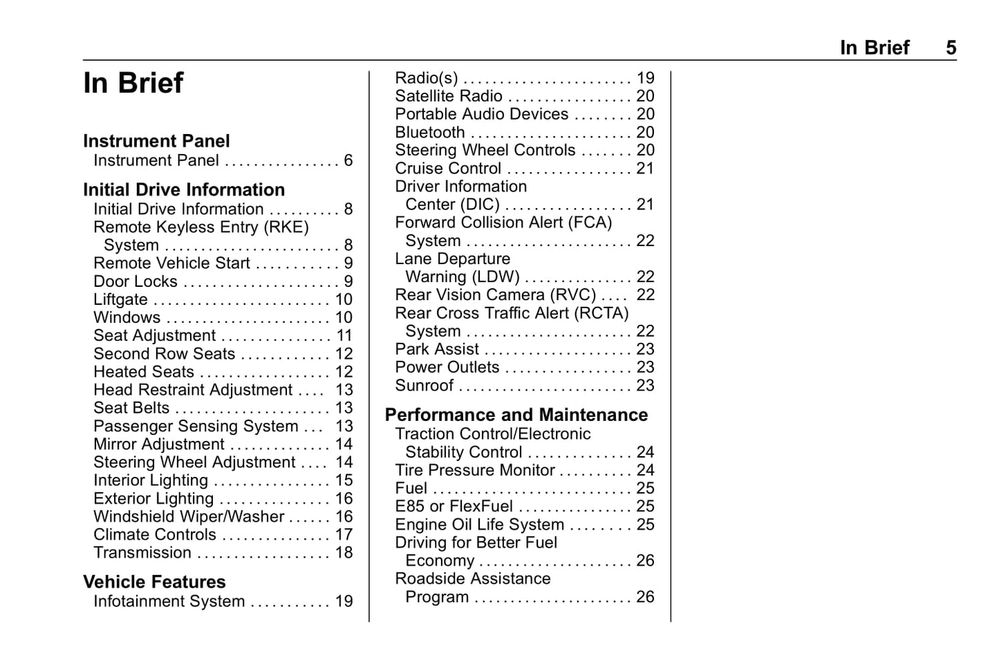 2019 Chevrolet Trax Owner's Manual | English