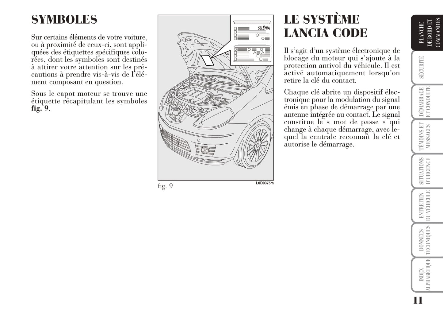2008-2012 Lancia Musa Manuel du propriétaire | Français