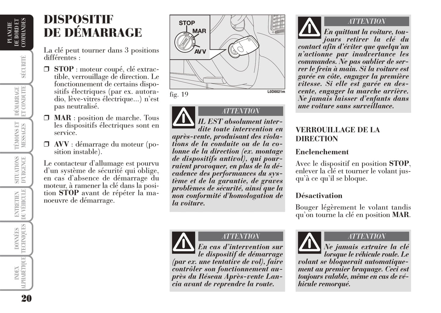 2008-2012 Lancia Musa Manuel du propriétaire | Français