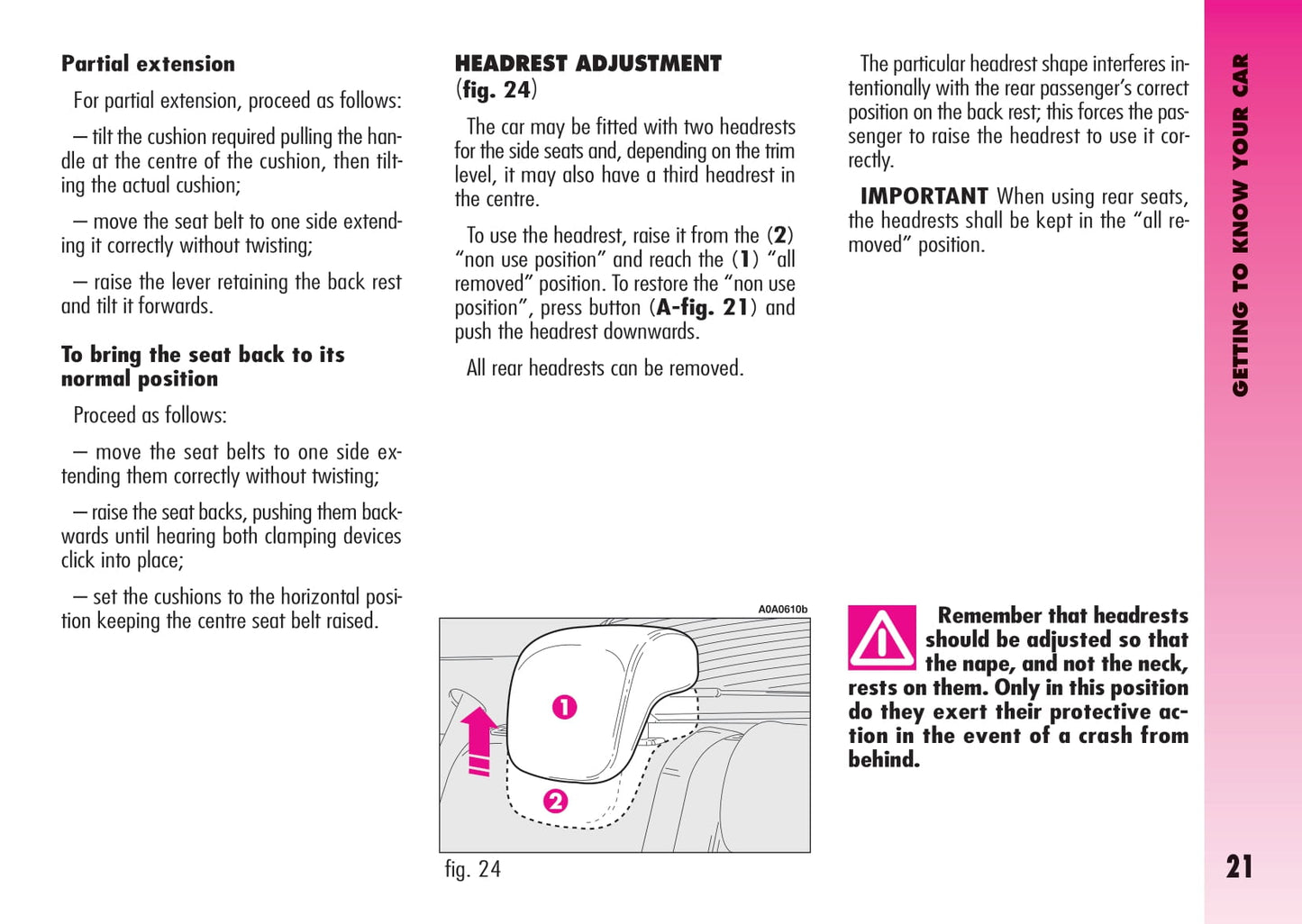 2007-2013 Alfa Romeo GT Owner's Manual | English