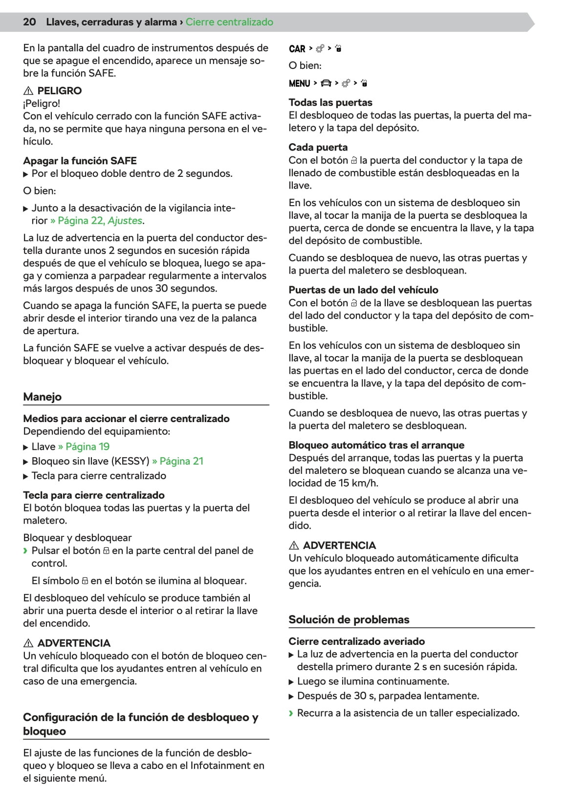 2019-2020 Skoda Scala Manuel du propriétaire | Espagnol