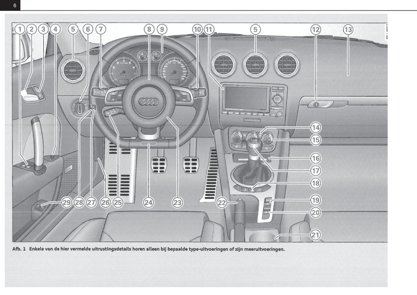 2008-2014 Audi TT Roadster/TTS Roadster/TT RS Roadster Owner's Manual | Dutch