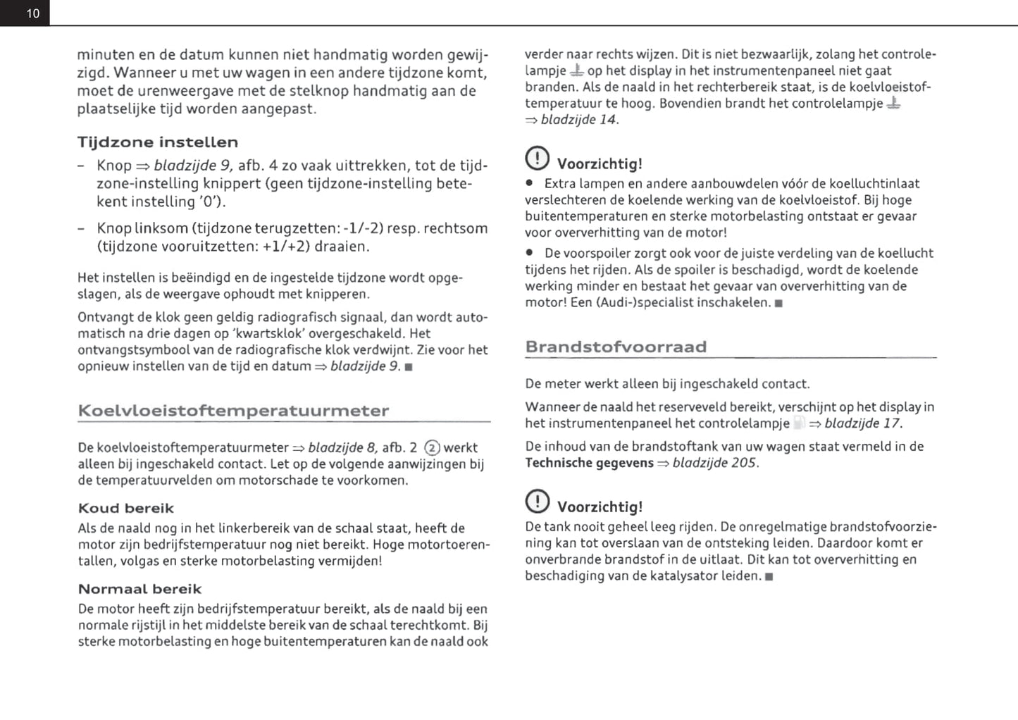 2008-2014 Audi TT Roadster/TTS Roadster/TT RS Roadster Owner's Manual | Dutch