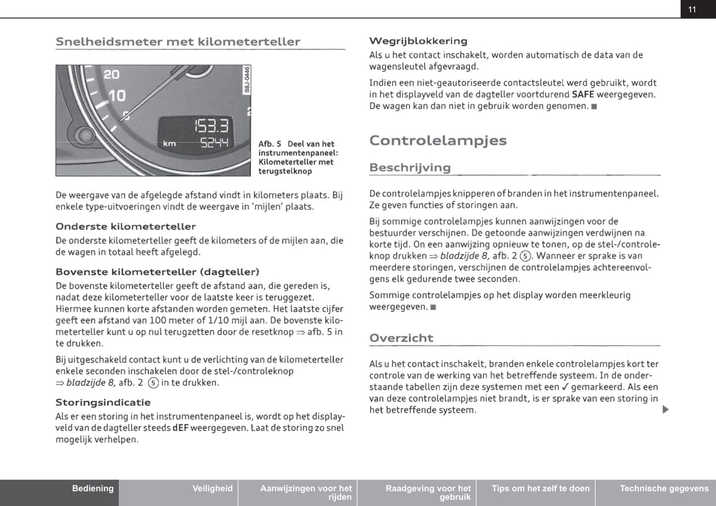 2008-2014 Audi TT Roadster/TTS Roadster/TT RS Roadster Owner's Manual | Dutch