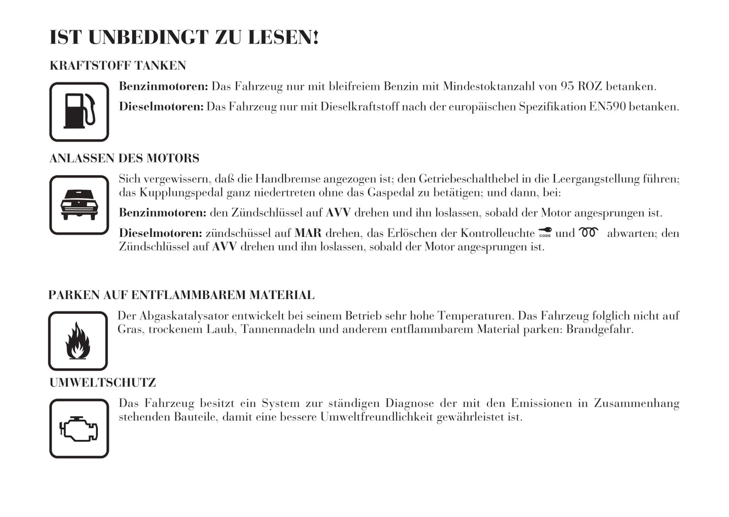 2001-2005 Lancia Lybra Manuel du propriétaire | Allemand