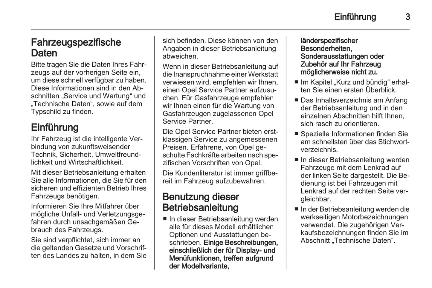 2013 Opel Corsa Owner's Manual | German