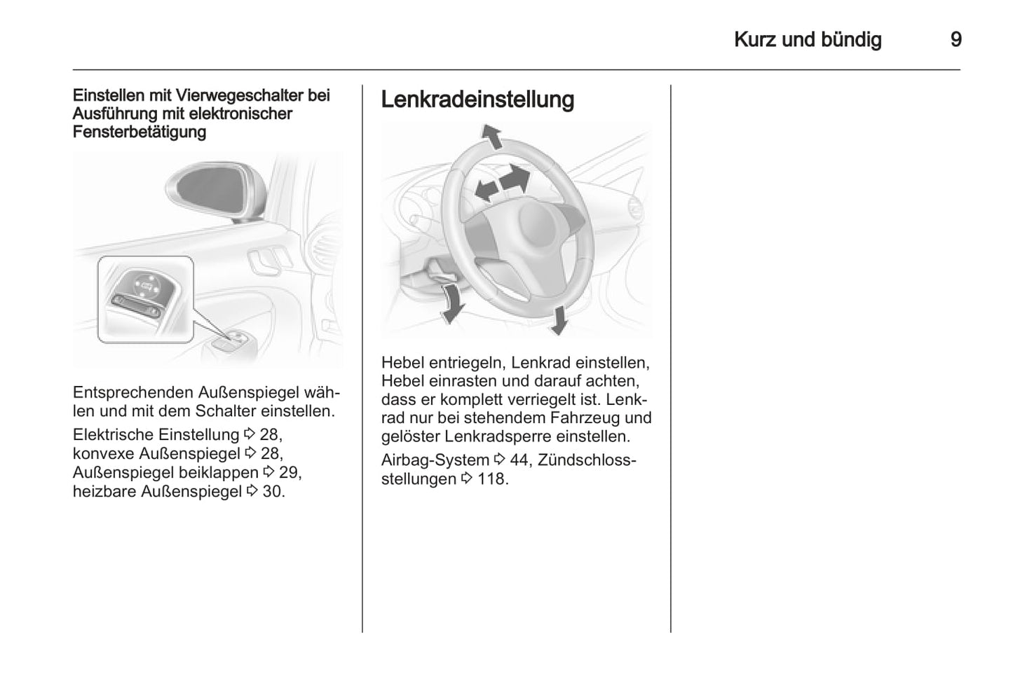 2013 Opel Corsa Owner's Manual | German