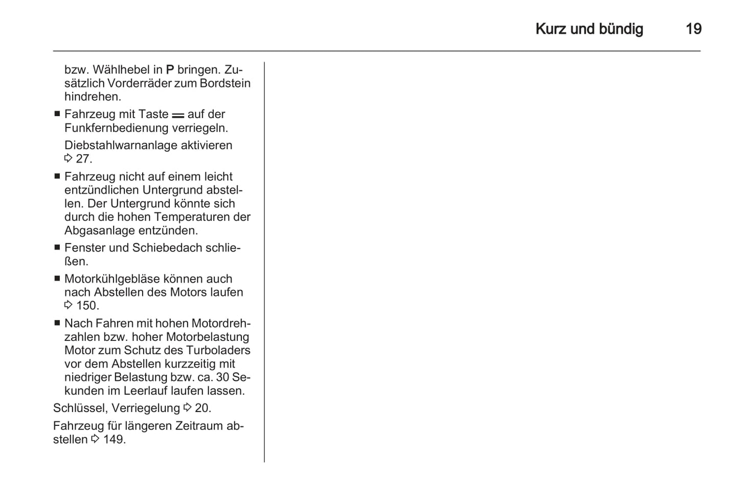 2013 Opel Corsa Owner's Manual | German
