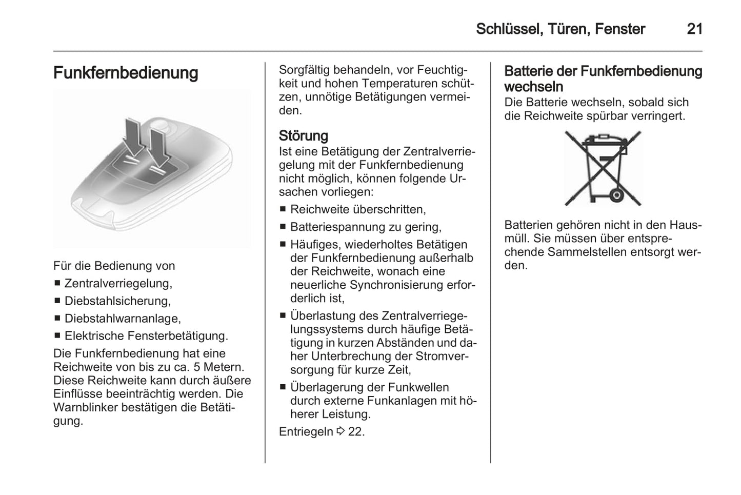 2013 Opel Corsa Owner's Manual | German