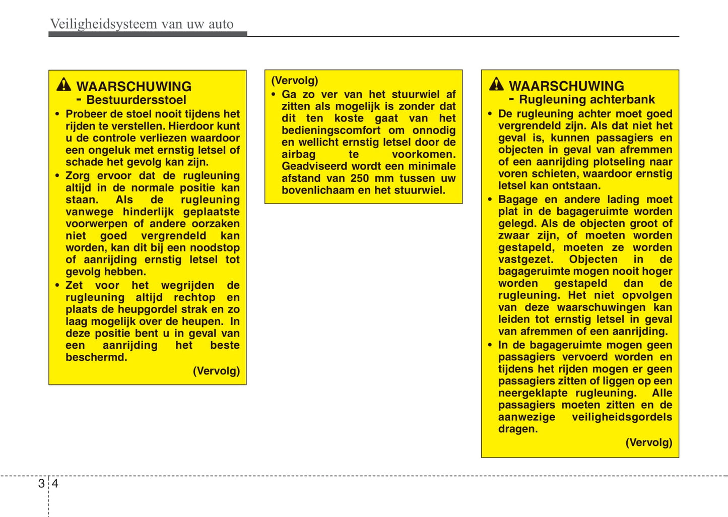2015-2019 Kia Venga Manuel du propriétaire | Néerlandais