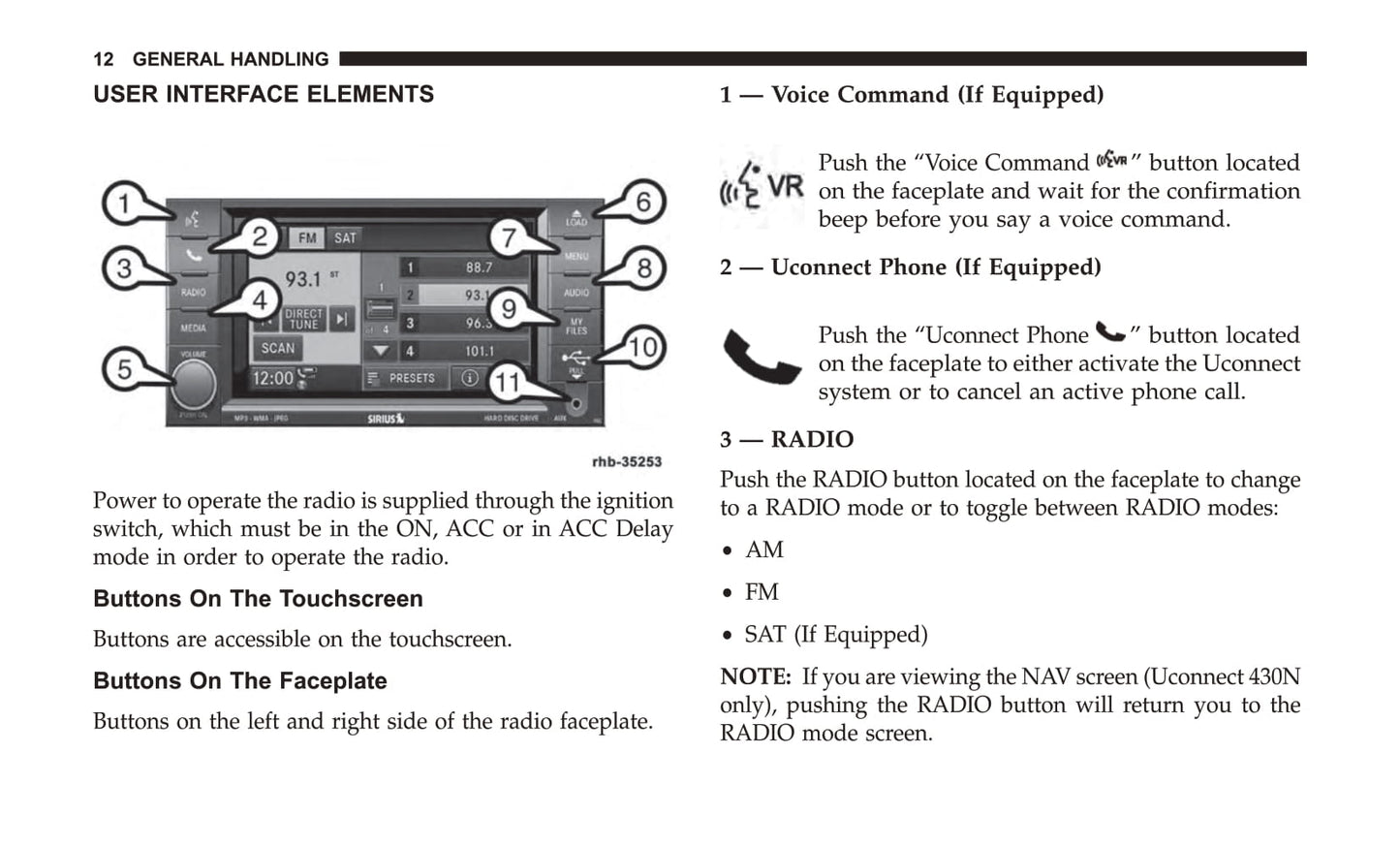 Radio 430 / 430N Supplement Manuel du propriétaire