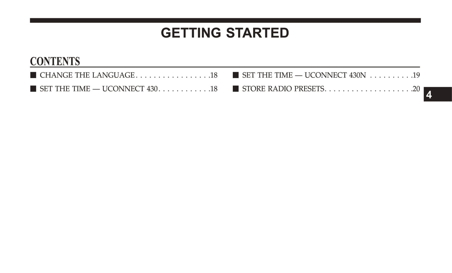 Radio 430 / 430N Supplement Owner's Manual
