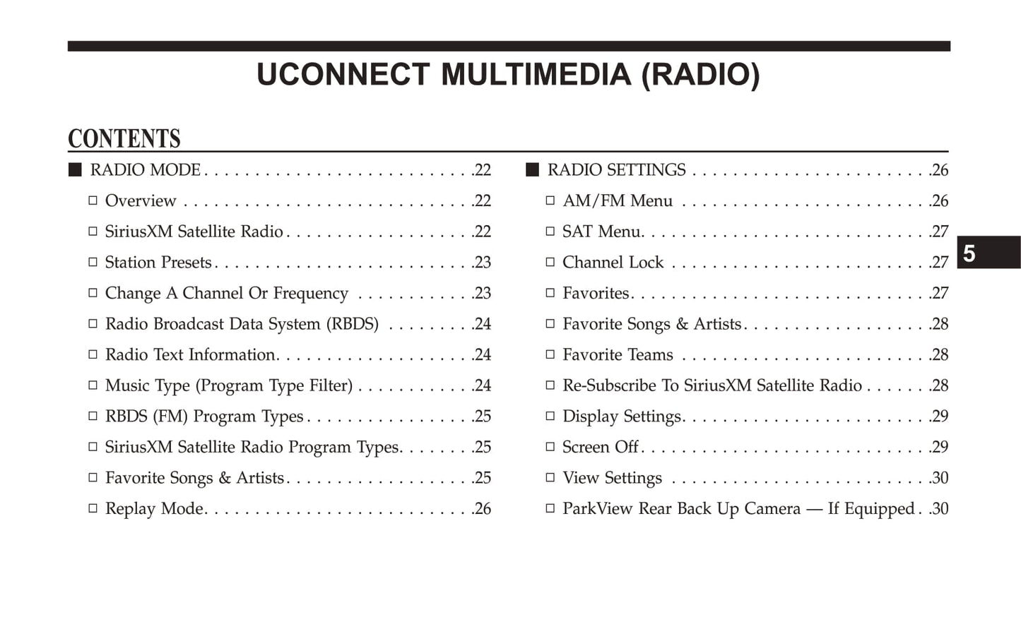 Radio 430 / 430N Supplement Manuel du propriétaire