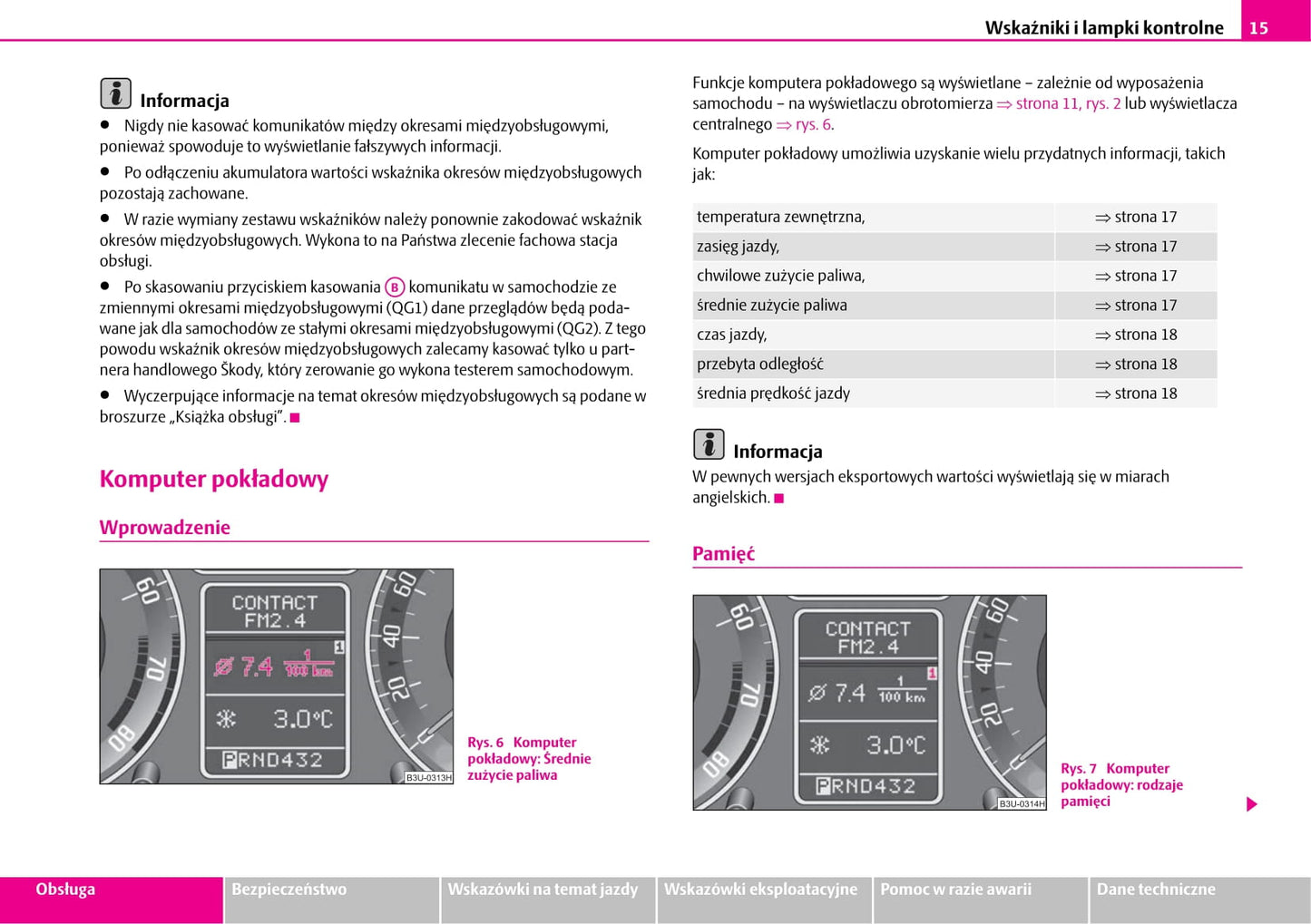 2006-2008 Skoda Superb Manuel du propriétaire | Polonais