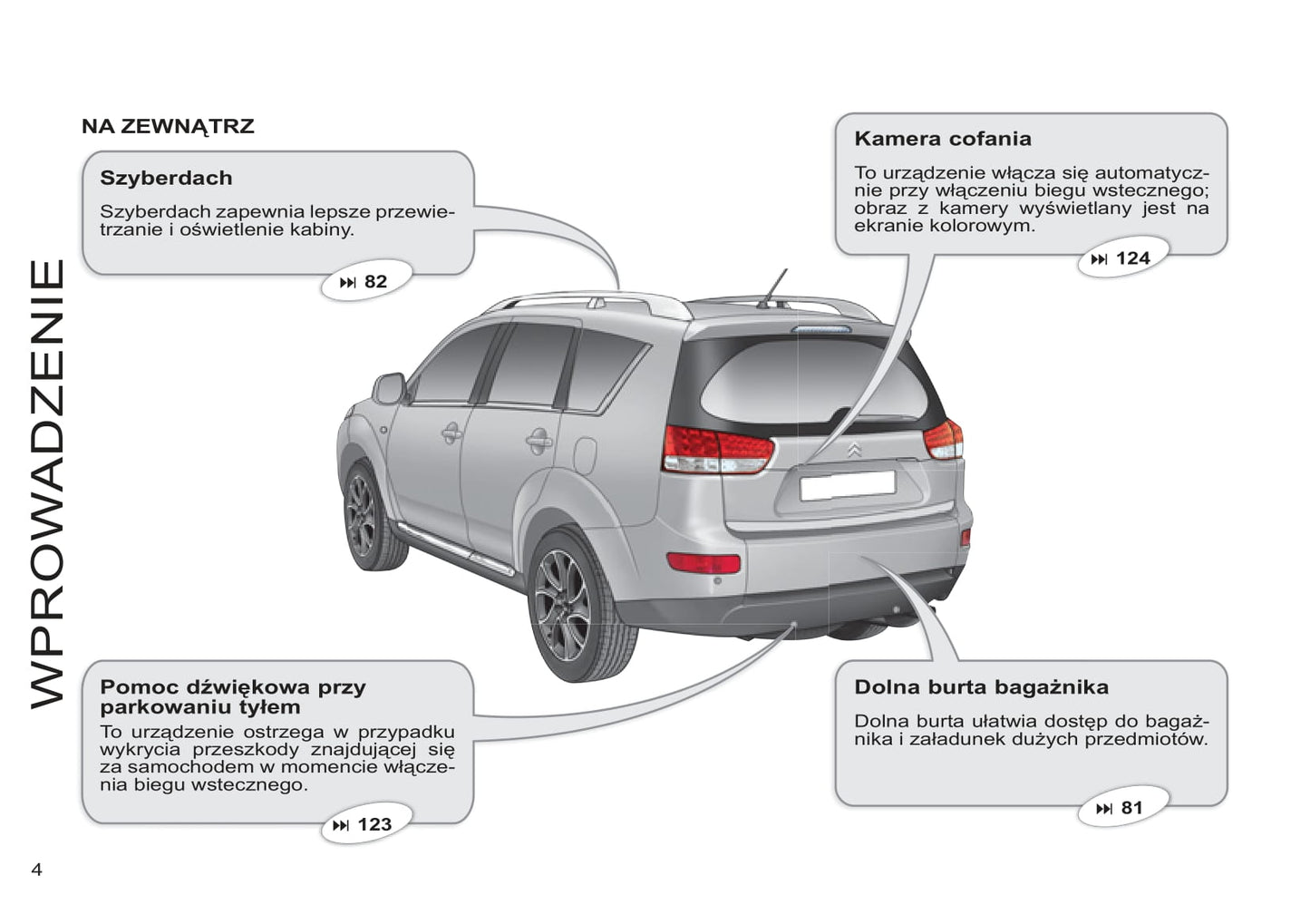 2007-2013 Citroën C-Crosser Manuel du propriétaire | Polonais