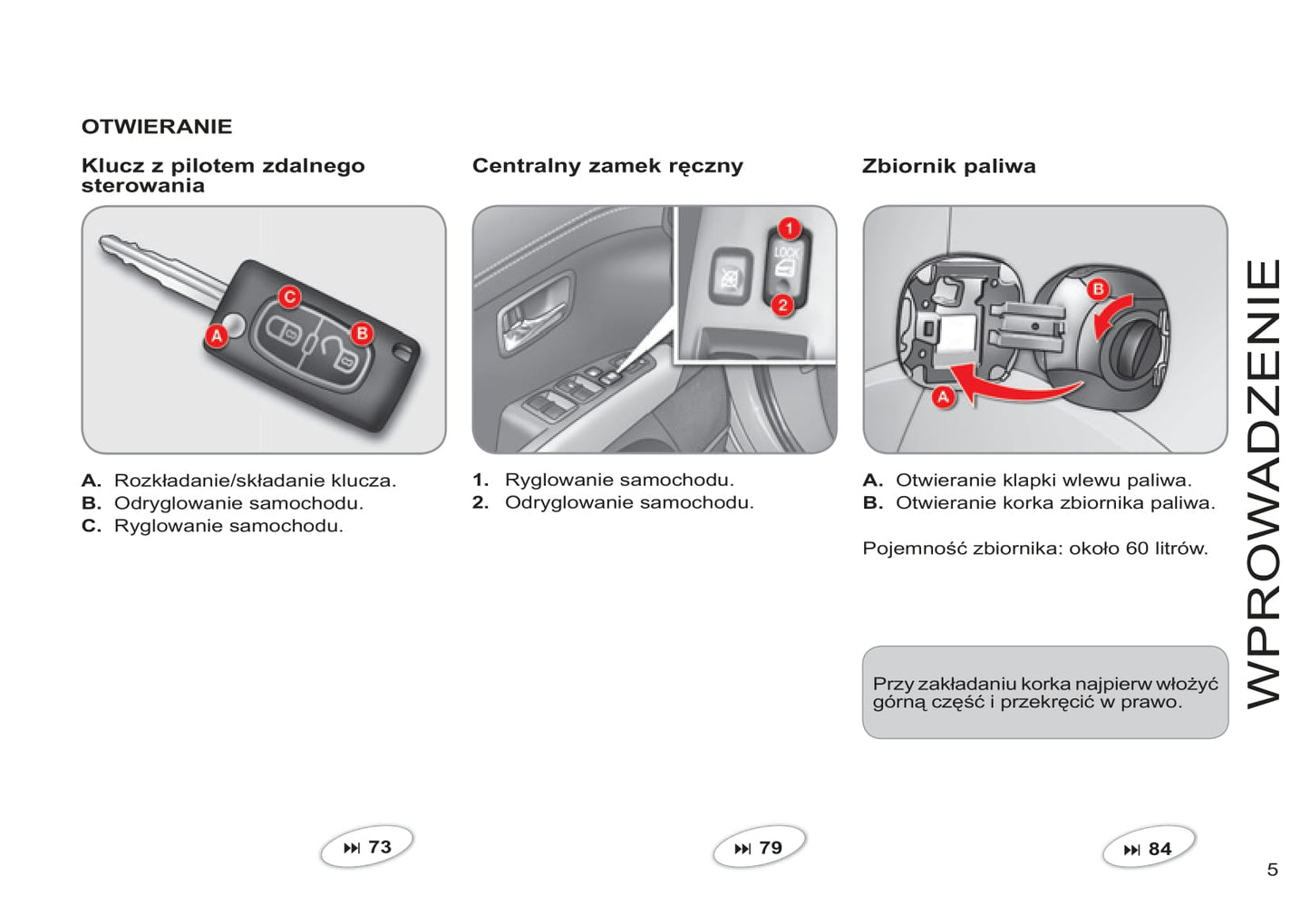 2007-2013 Citroën C-Crosser Manuel du propriétaire | Polonais