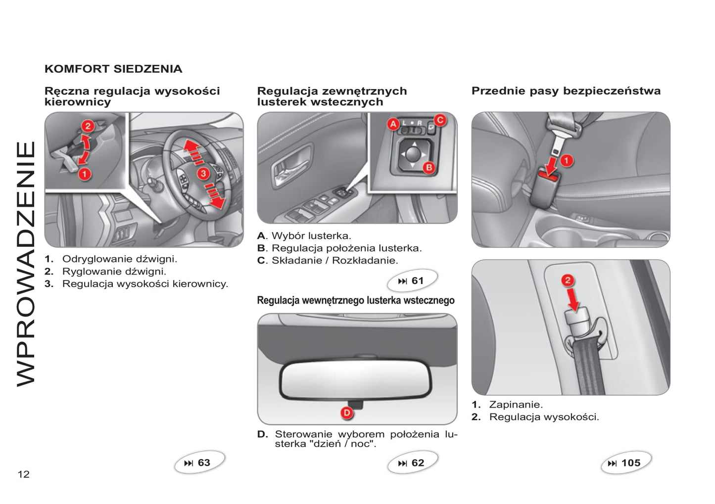 2007-2013 Citroën C-Crosser Manuel du propriétaire | Polonais
