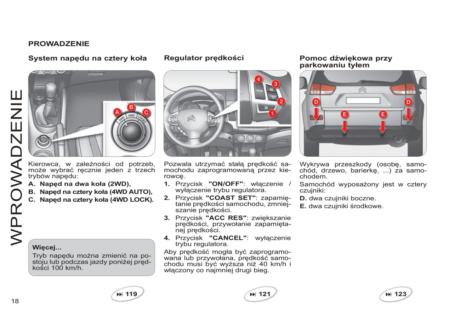 2007-2013 Citroën C-Crosser Manuel du propriétaire | Polonais