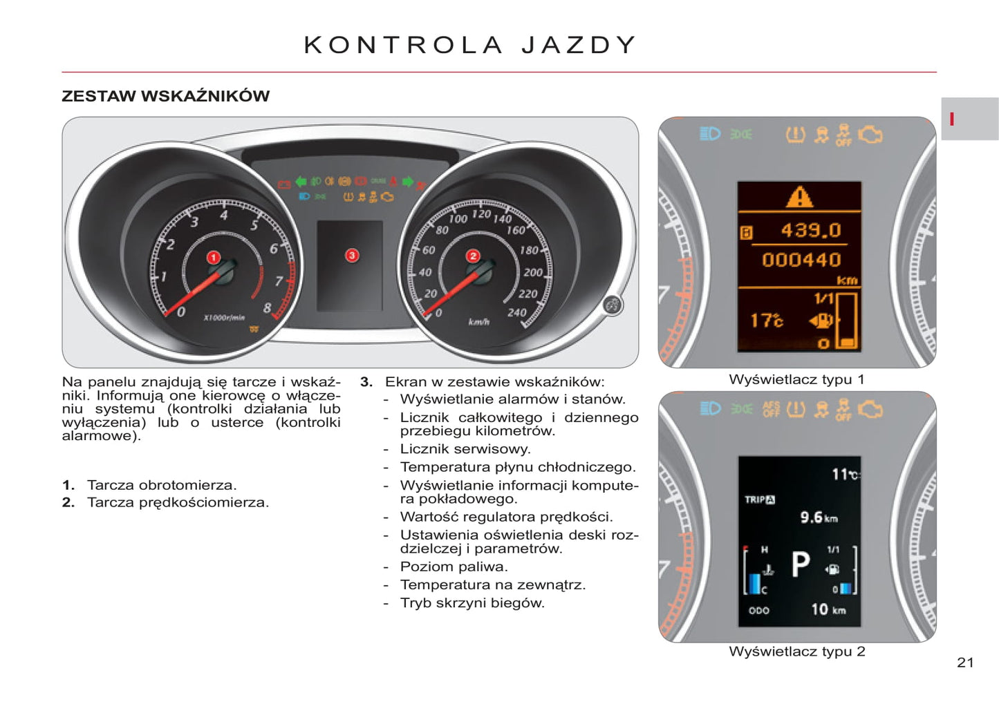 2007-2013 Citroën C-Crosser Manuel du propriétaire | Polonais