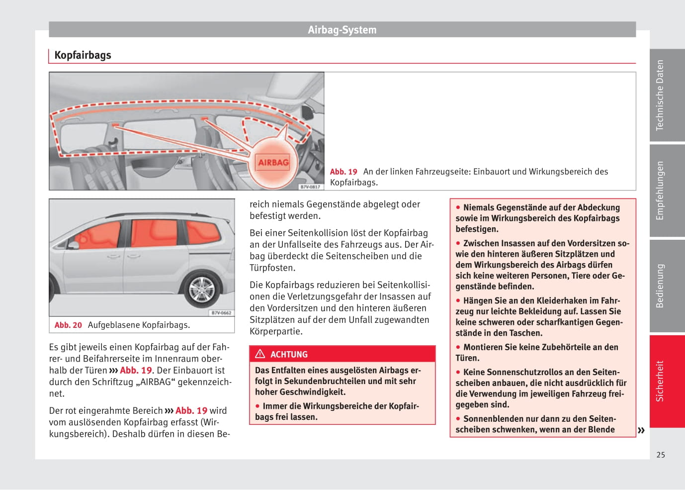 2010-2015 Seat Alhambra Manuel du propriétaire | Allemand