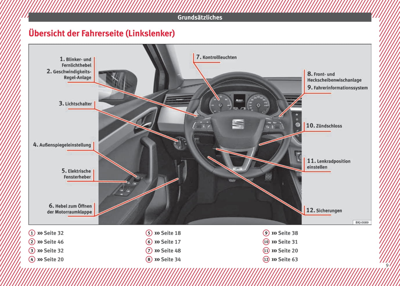2017-2018 Seat Ibiza Manuel du propriétaire | Allemand