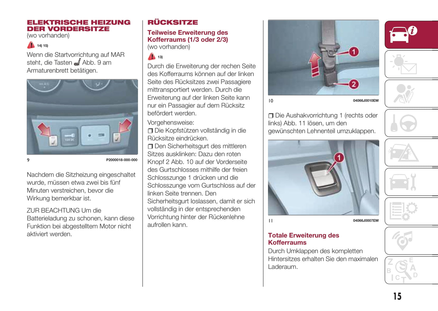 2016-2017 Fiat Tipo Owner's Manual | German