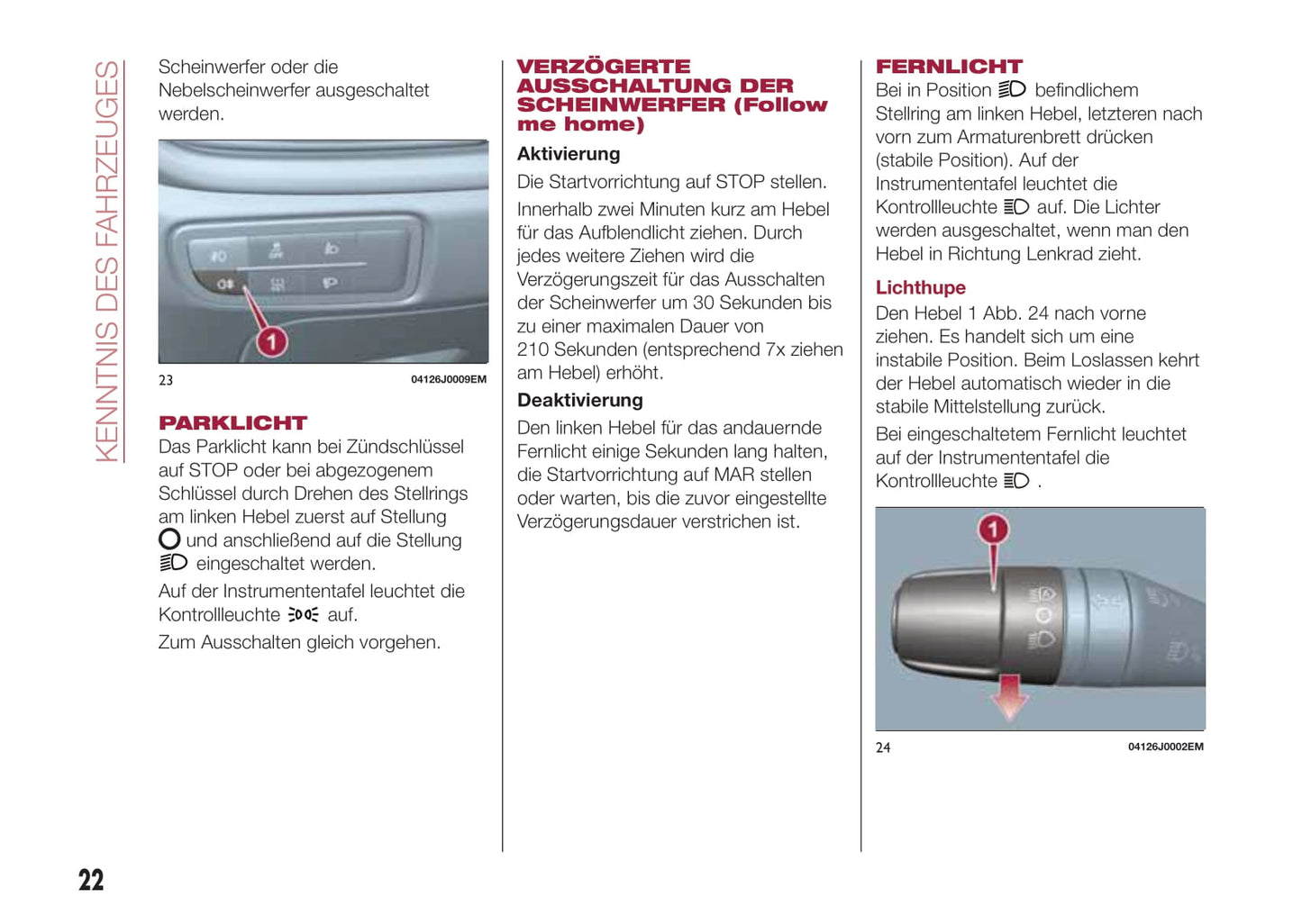 2016-2017 Fiat Tipo Owner's Manual | German