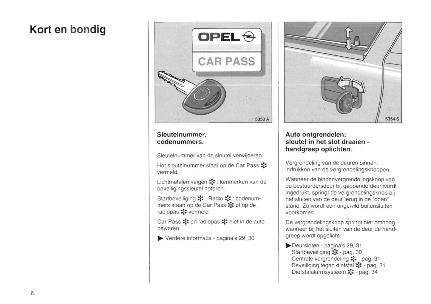 1994-2000 Opel Tigra Manuel du propriétaire | Néerlandais