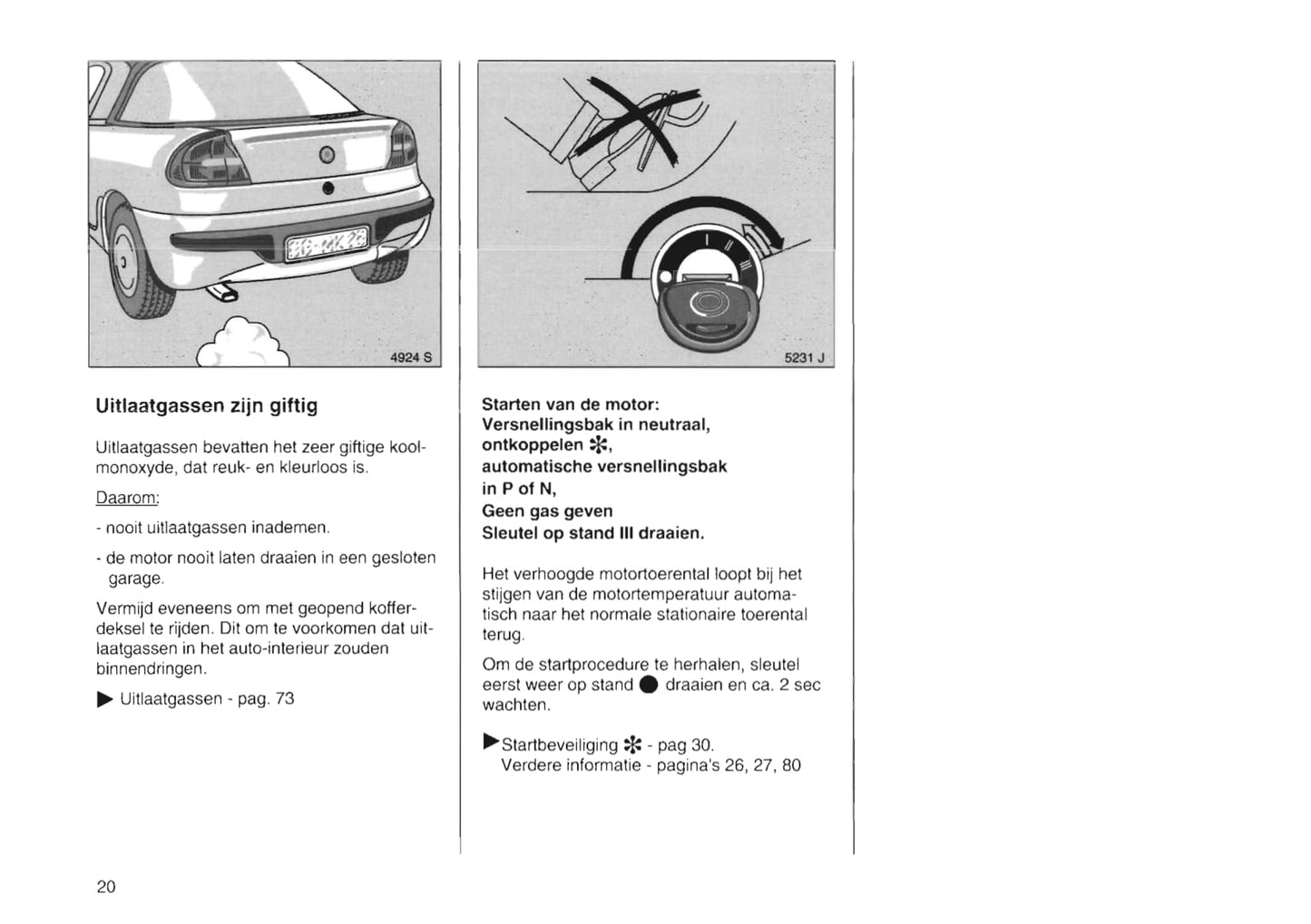1994-2000 Opel Tigra Manuel du propriétaire | Néerlandais