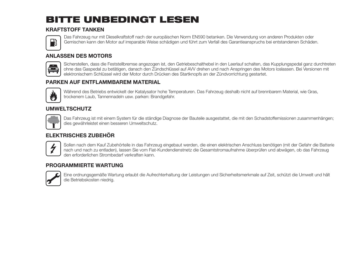 2016-2017 Fiat Talento Owner's Manual | German