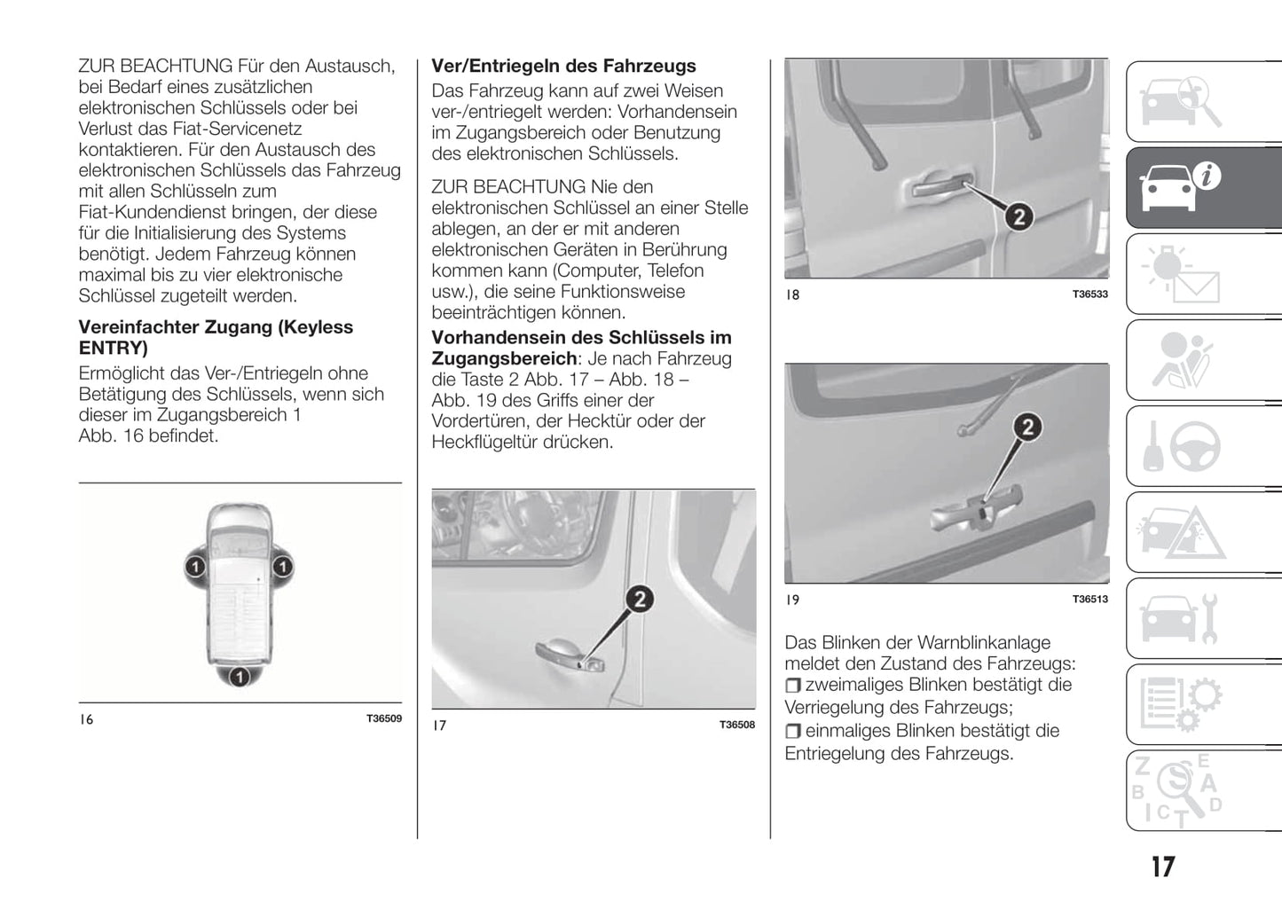 2016-2017 Fiat Talento Owner's Manual | German