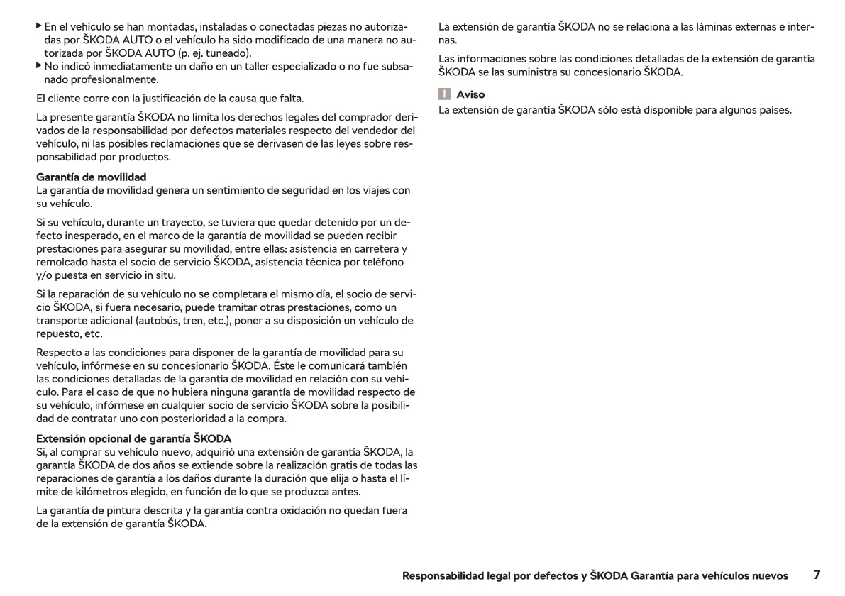 2012-2019 Skoda Rapid Manuel du propriétaire | Espagnol