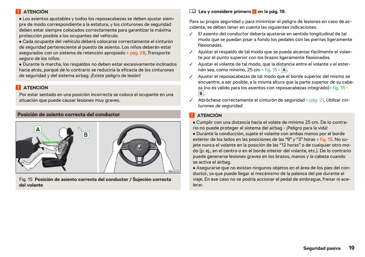 2012-2019 Skoda Rapid Manuel du propriétaire | Espagnol