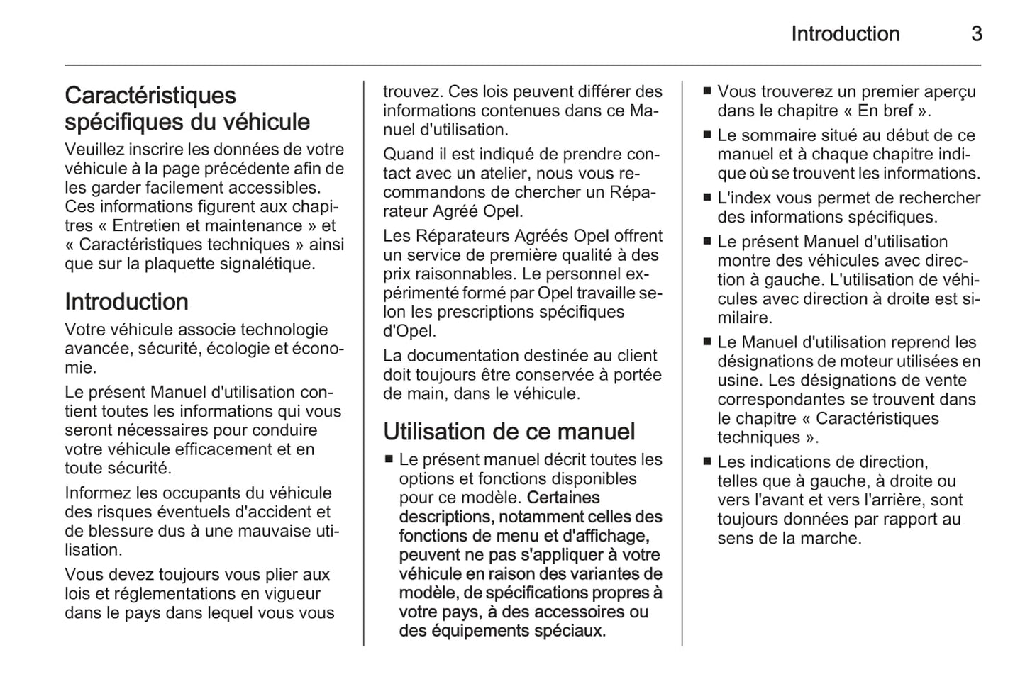 2015-2016 Opel Antara Manuel du propriétaire | Français