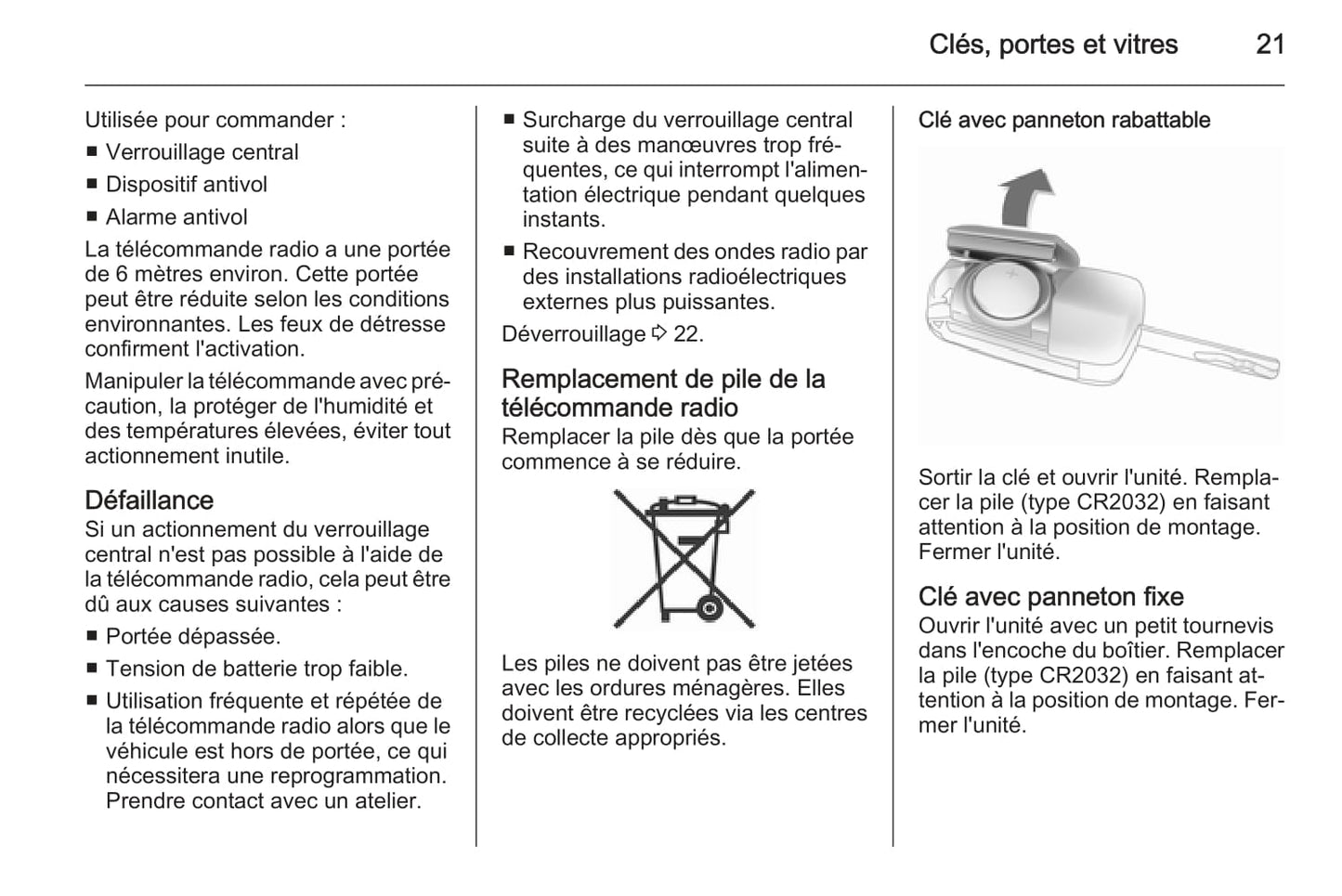 2015-2016 Opel Antara Manuel du propriétaire | Français
