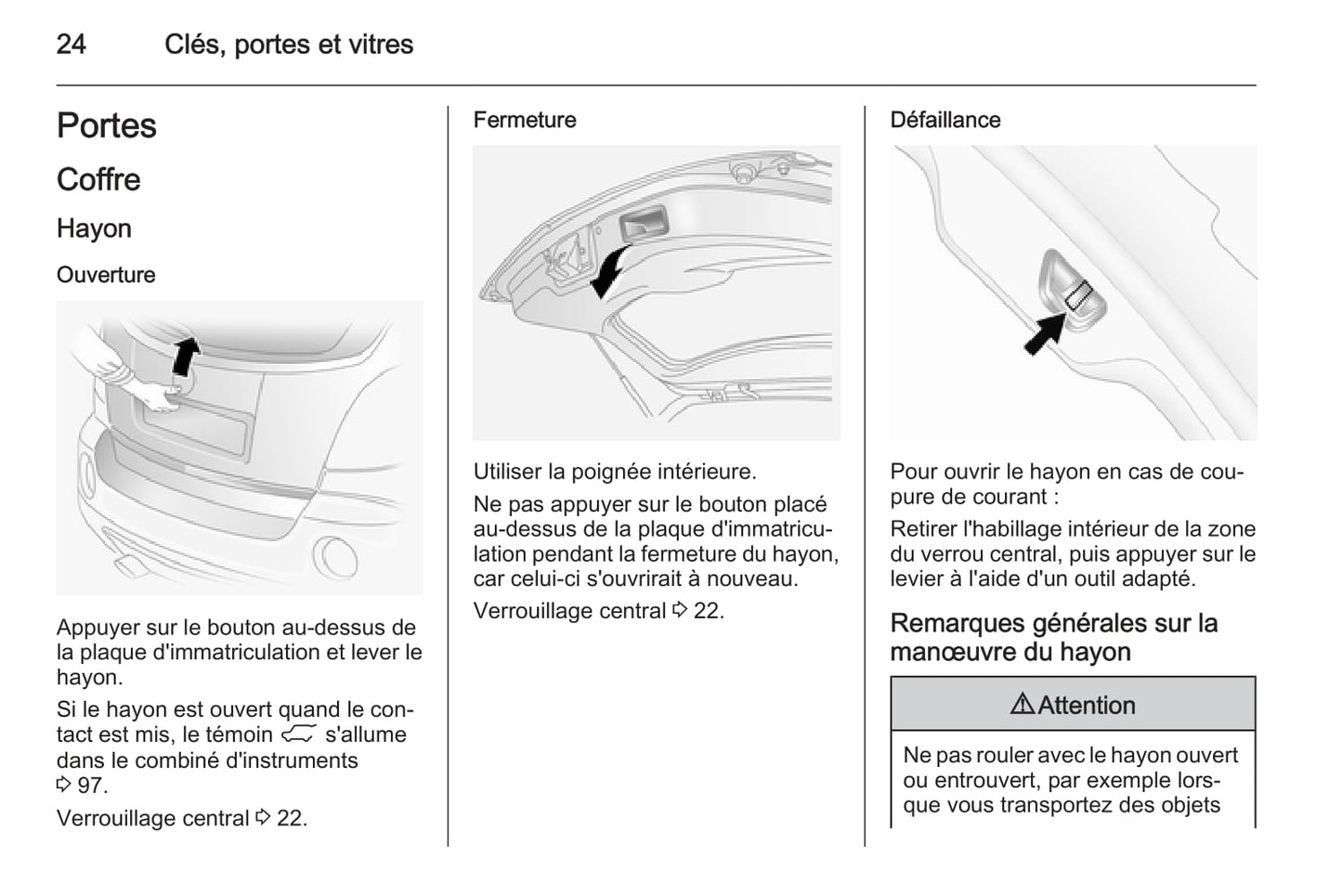 2015-2016 Opel Antara Manuel du propriétaire | Français
