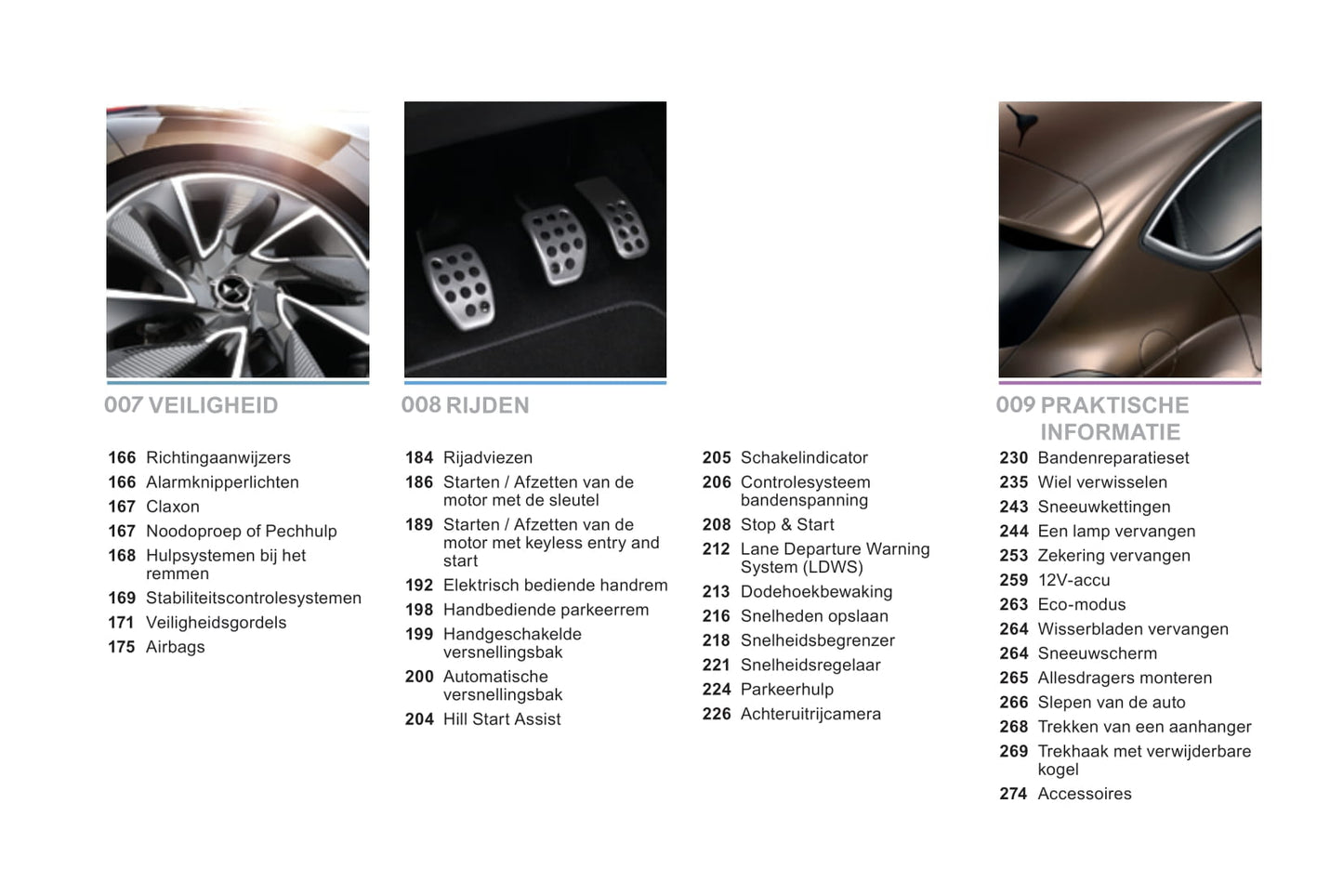 2015-2016 DS Automobiles DS4/DS 4 Owner's Manual | Dutch