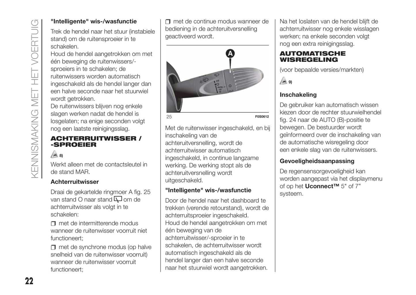 2020-2021 Fiat 500/500C Owner's Manual | Dutch