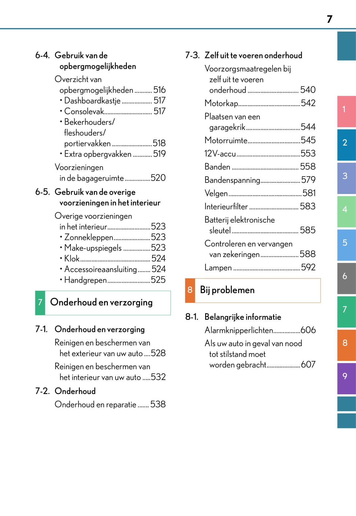 2017-2018 Lexus CT 200h Owner's Manual | Dutch