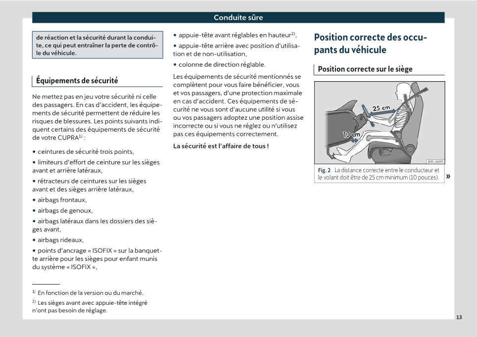 2018-2023 Cupra Ateca Manuel du propriétaire | Français